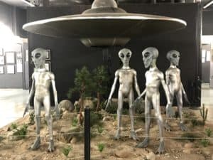 Roswell alien display 