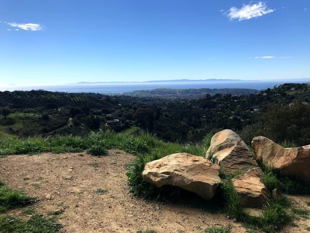 view from the top of Inspiration Point Santa Barbara