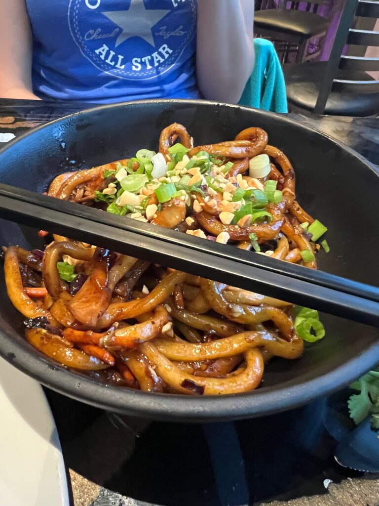 udon noodles from The Blake in Canmore