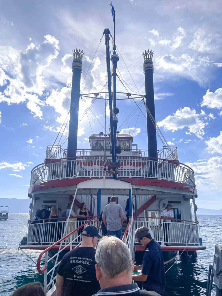 the front of the MS Dixie ship 